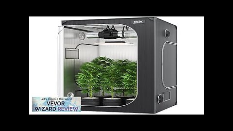 VEVOR 4x4 Grow Tent 48'' x 48'' x 80'' High Reflective 2000D Review