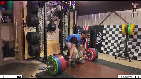 4RM w/ 500lbs (227kg) Deadlift