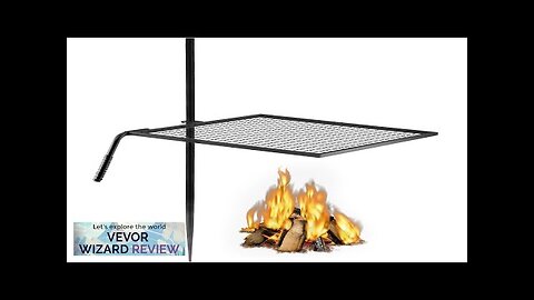 VEVOR Swivel Grill Heavy Duty Steel Campfire GrillSingle Layer Open Fire Grill Review