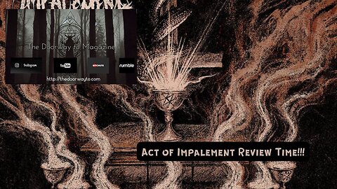 Caligari Records -Act of Impalement - Profane Altar - Video Review