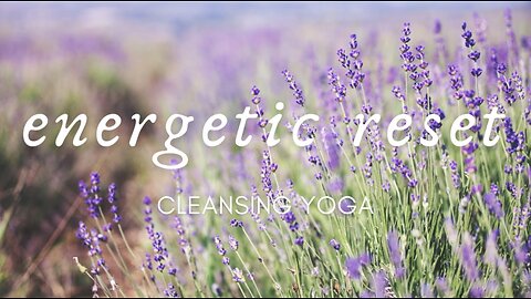 Reset to cleanse your energy + feel refreshed🍃😌| 12 minute yoga + stretch | 21 Days to Soften series