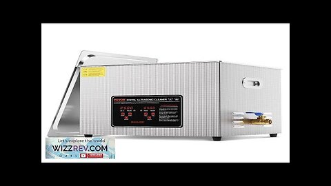 VEVOR 15L Ultrasonic Cleaner with Heater Timer & Basket Digital Sonic Machine Review