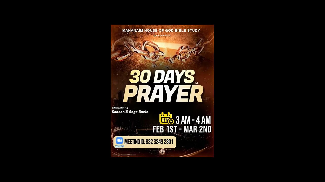 A month of Prayer