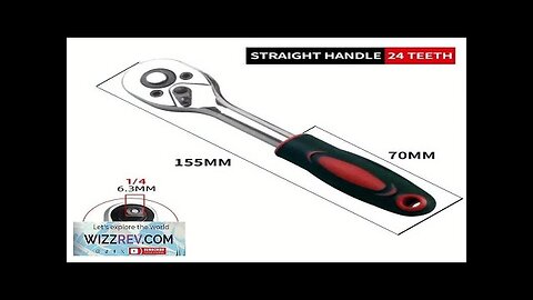 1/4 3/8 Inch Ratchet Wrench 24 Tooth Drive Ratchet Socket Wrench Tool Review