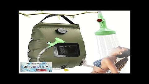 Outdoor Solar Heated Shower Bag 20L Solar Shower Bag with Removable Hose Review