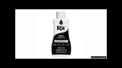 Rit Dye 88150 All Purpose Liquid Dye, Black, 8 Fl Oz Review