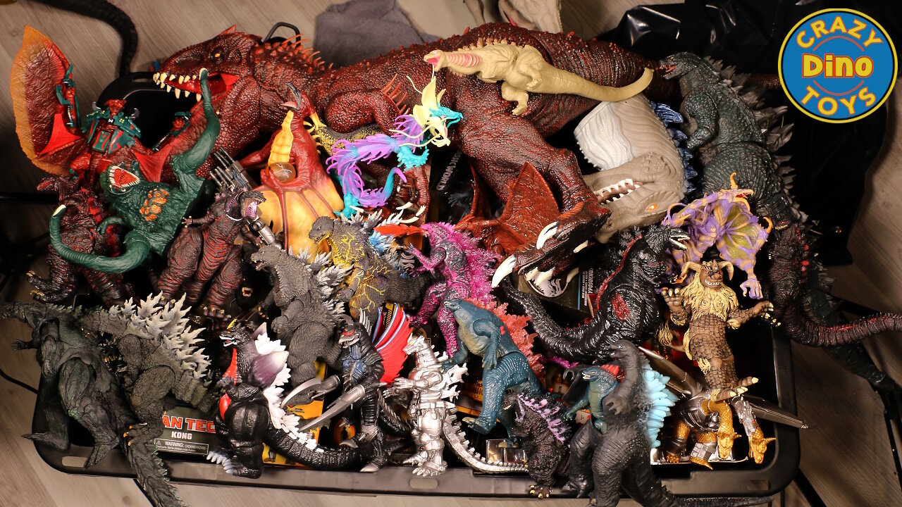 100+ Godzilla X Kong Toys Unboxed Today Complete Skar King, Godzilla, King Kong Monsterverse