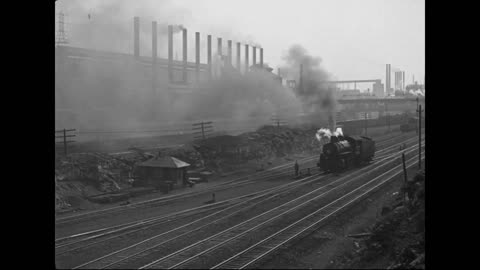 Library Stock Shot #717 (Original 1900s Black & White Film)