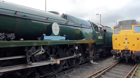 Sir Keith Park Steam Train Arrival Royal Tunbridge Wells West UK 2020