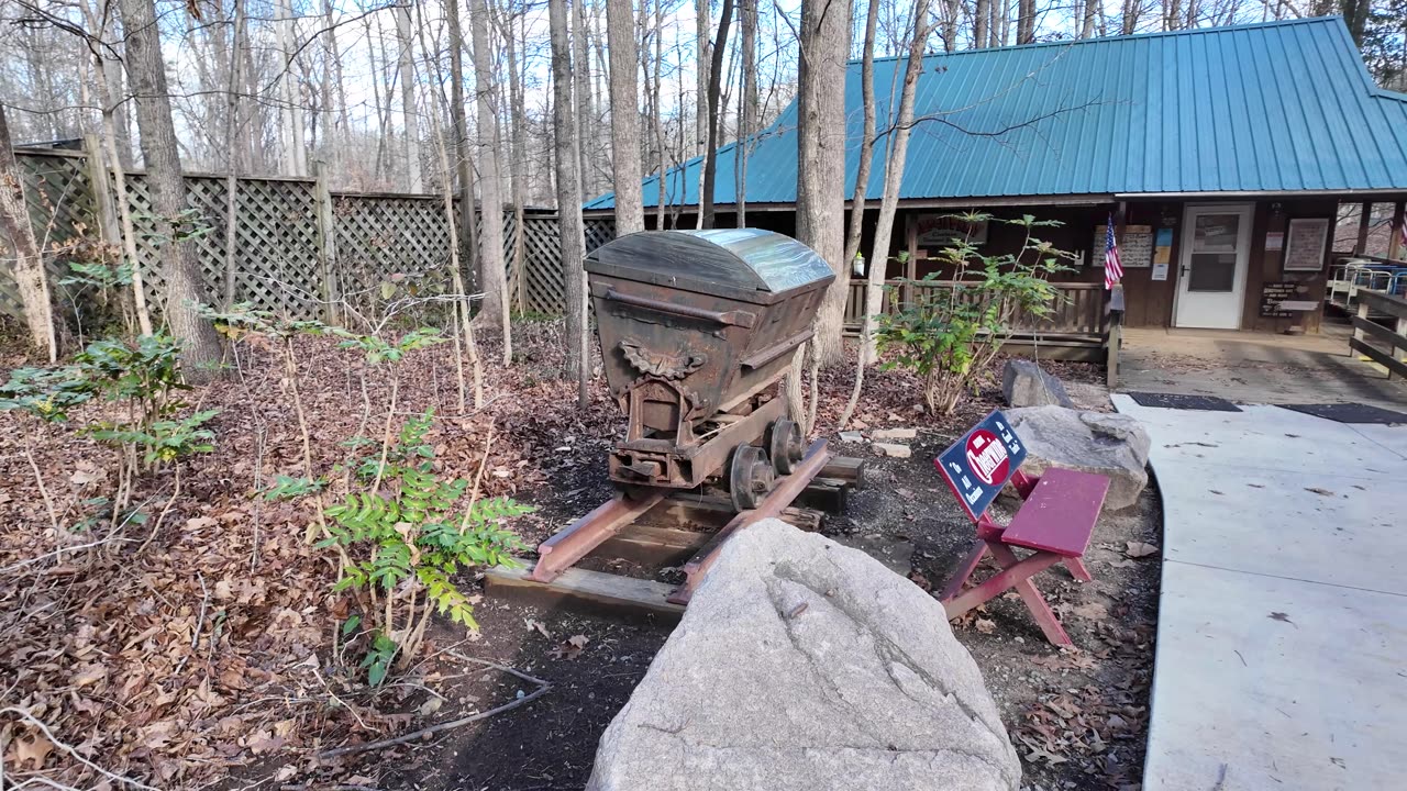 Mining Cart At Dan Nicholas Park Up Close And All Around 2-1-25