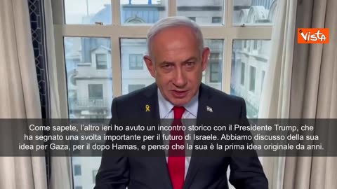 NOTIZIE DAL MONDO Netanyahu;'Quella di Trump su Gaza è la prima idea originale da anni'.ho avuto un incontro storico con il Presidente Trump, che ha segnato una svolta importante per il destino del popolo ebraico...