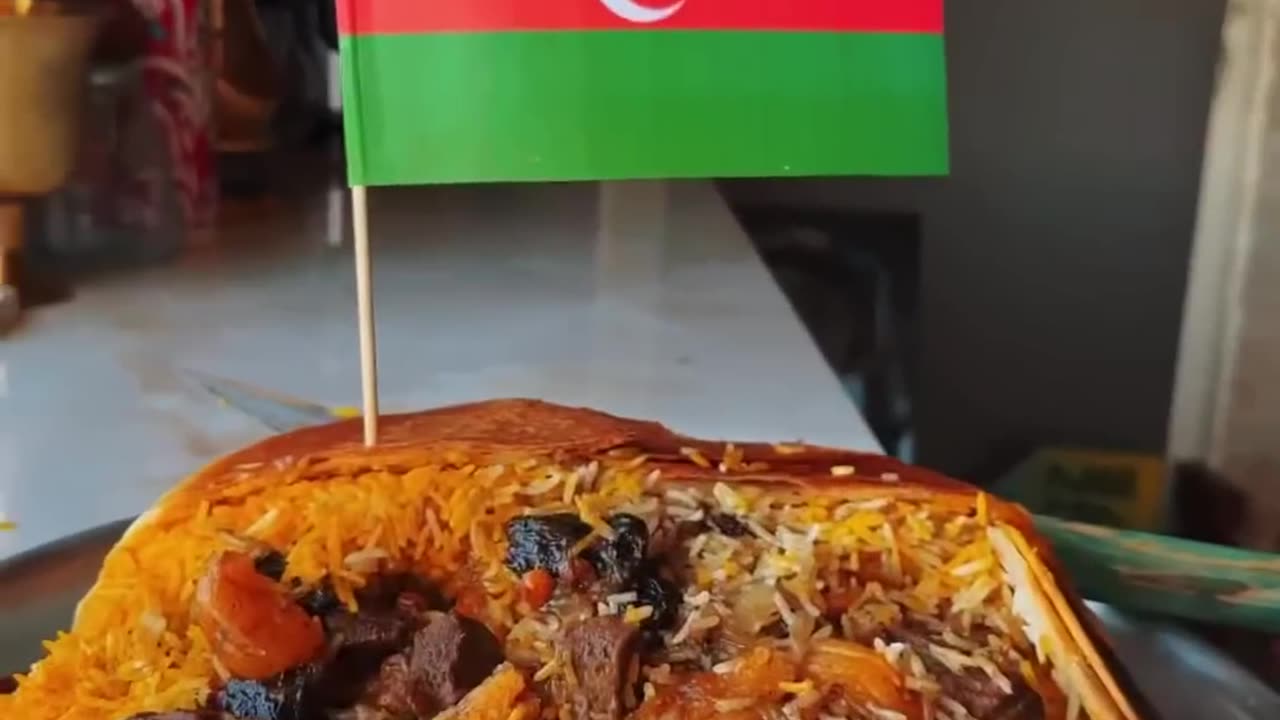 Azerbaijan’s shah plov 🇦🇿 ❤️ #azerbaycan #azerbaijan #abirzkitchen