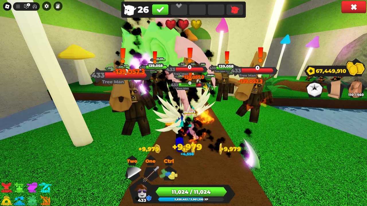 Roblox Treasure Quest Magical Mushrooms Demon Uncapped Gameplay