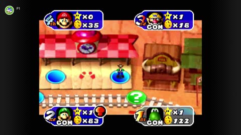 #MarioParty 2 Western Land Hard AI 35 Turn Game Part Six