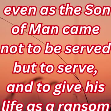 "Servant Leadership: The Path to Greatness" Matthew 20:26,27,28#shortvide #shorts #youtube #ytshorts