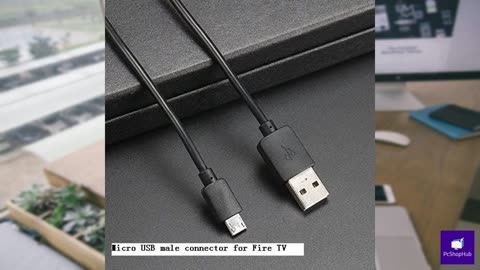 Eeejumpe 10ft Feet Long USB Power Cable/Cord for Amazon Fire TV Stick HDMI Media Player