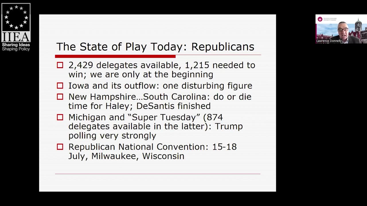 2024 U.S. Election: The Known Unknowns & What’s at Stake