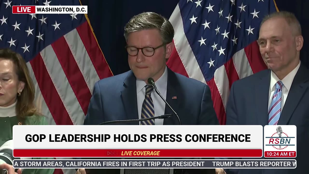 WATCH: House GOP Leadership Hold a Press Conference in Washington D.C. - 1/22/25