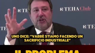 🔴 Ministro Matteo Salvini: «La Lega lo dice da anni: il Green Deal europeo è una follia!»