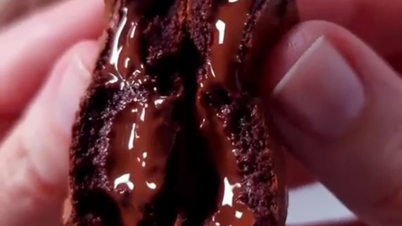 Flourless brownie cookies