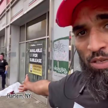 Homeless Dude dead on the side walk the night before and left there Migrants up in hotels living