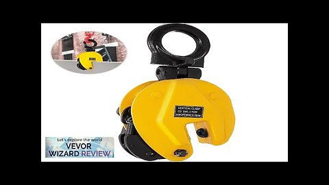 VEVOR 1T Plate Clamp 2200Lbs Plate Lifting Clamp Jaw Opening 0.6 inch Review