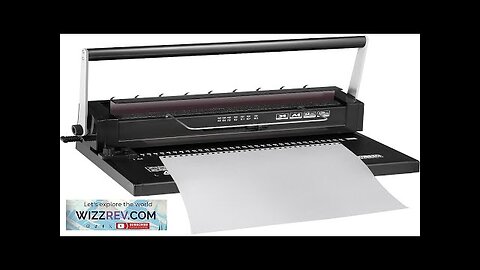 VEVOR Manual Wire Binder Machine A4 Wire Binding Machine 120 Sheet Review