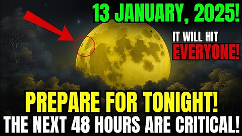 This MUST Reach You BEFORE Full Moon! Urgent Moon Warnings For The Full Moon on January 13, 2025!