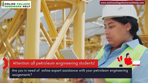 Get Ahead in Petroleum Engineering with Expert Assignment Support!