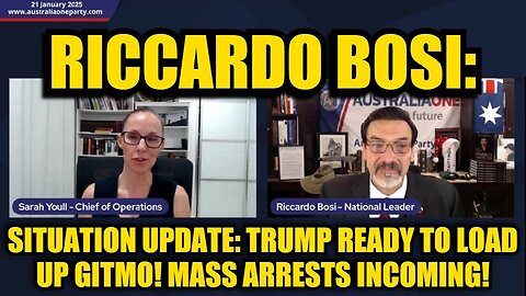 Riccardo Bosi: Situation Update: Trump Ready to Load Up GITMO! Mass Arrests Incoming!