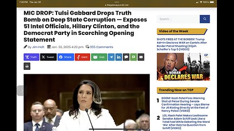 MIC DROP: Tulsi Gabbard Drops Truth Bomb on Deep State Corruption