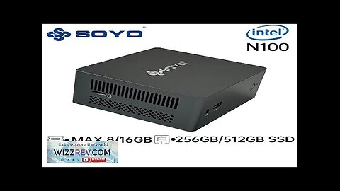 SOYO M2PLUS Mini PC: 8/16GB RAM 256/512GBSSD Intel Celeron N100 Windows 11 Review