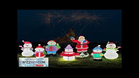 lighting christmas decoration props life size fiberglass santa statue resin santa snowman Review