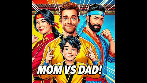 "Chinese Kung Fu Family Fight | Mom vs Dad vs Son | Funny Martial Arts"