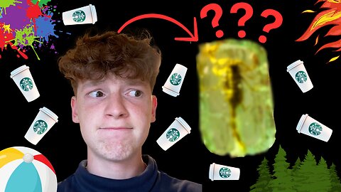 STARBUCKS DRINK CHALLENGE | LOSER EATS A BUG!!!!!