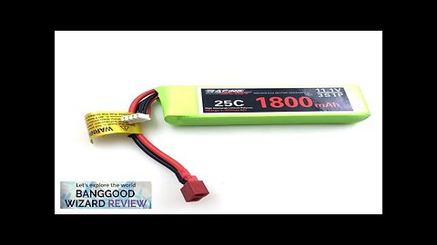 Feilun 11.1V 1800mAh 25C 3S T Plug Lipo Battery for FT012 2.4G Review