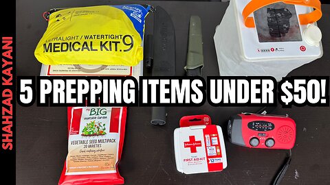 5 Prepping & Survival Items under $50! Stockpile These Now!