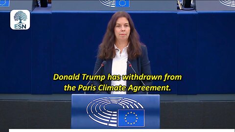 German MEP Anja Arndt [AfD]: Donald Trump has withdrawn from the Paris Climate Agreement