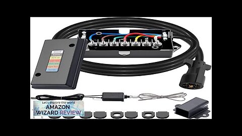 7 Way Trailer Cord and 7 Gang Junction Box Kit with 12V Review