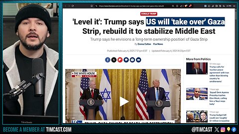 Trump Declares US TAKE OVER OF GAZA, Will OWN IT And Turn it Into The Riviera Sparking PANIC & Anger