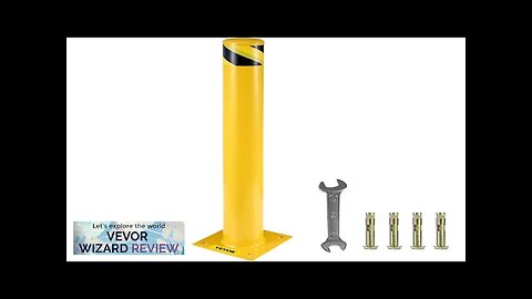 VEVOR Safety Bollard 36x5.5 Safety Barrier Bollard 5-1/2" OD 36" Height Yellow Review