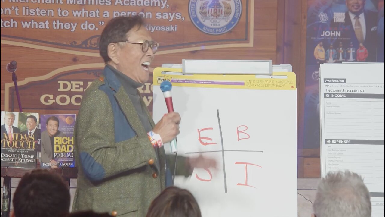 Robert Kiyosaki | "This (Clay Clark's Office) Is the Most Interesting Place I've Ever Been To. It's You (Clay Clark). It's Fantastic." - Robert Kiyosaki + Robert Kiyosaki Explains the Cash Flow Quadrant At Clay Clark's B