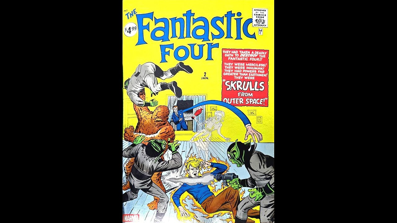 Fantastic Four #2 Facsimile Foil Edition Marvel Comics #quickflip