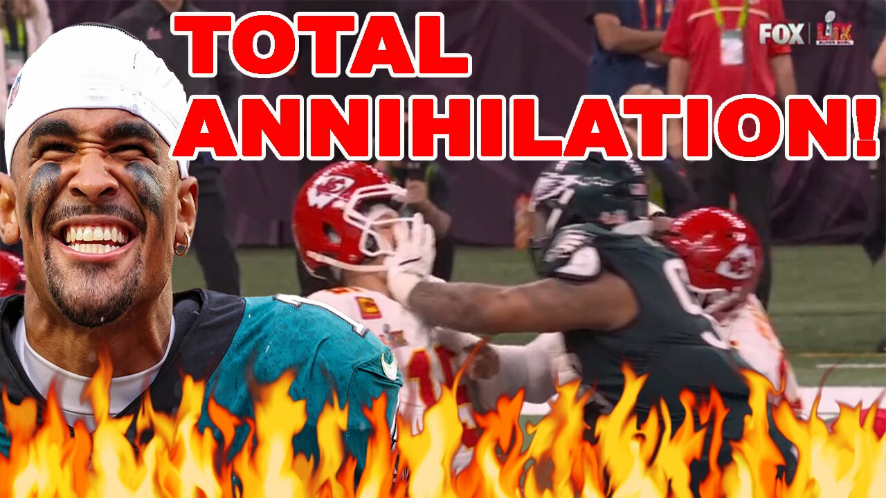 The Eagles ANNIHILATE Patrick Mahomes and the Chiefs to WIN the Super Bowl!