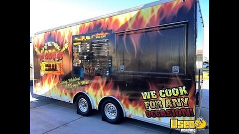 2016 - 8' x 20' Kitchen Food Concession Trailer with Pro-Fire Suppression for Sale in California!