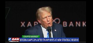 BITCOIN JUMPS 20% AFTER TRUMP HINTS AT NEW STRATEGIC RESERVE