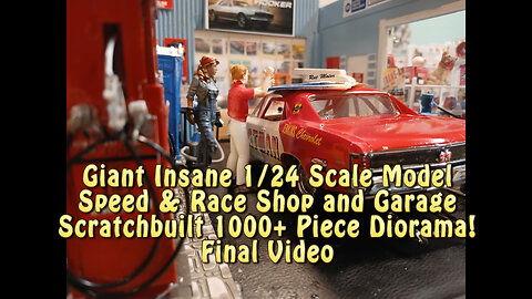 The Most Amazing SPEED SHOP DIORAMA in 1/24 Scale