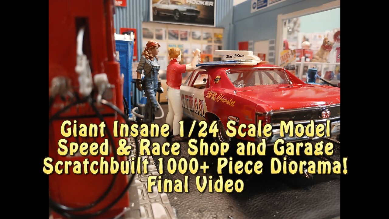 The Most Amazing SPEED SHOP DIORAMA in 1/24 Scale