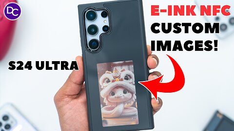 Change Your S24 Ultra Case Design EVERYDAY! E-Ink NFC Case Review!