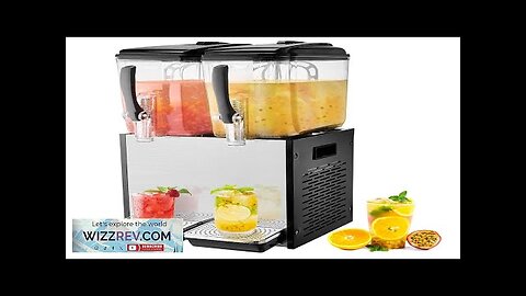 VEVOR Commercial Beverage Dispenser 12L x 2 Tanks Cold Juice Ice Drink Review